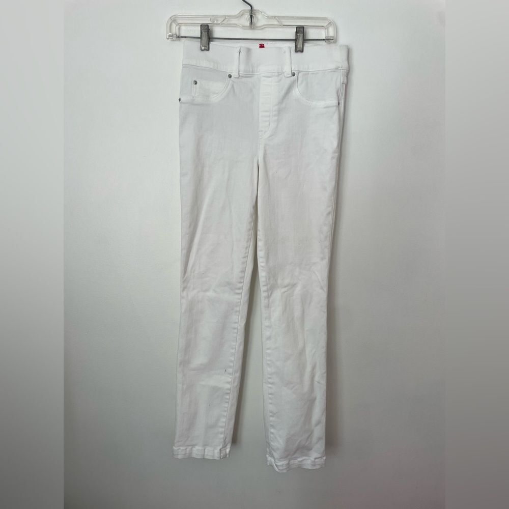 Spanx Pants Jeggings Women's Size Small White Ankle Shaping Legging Pockets